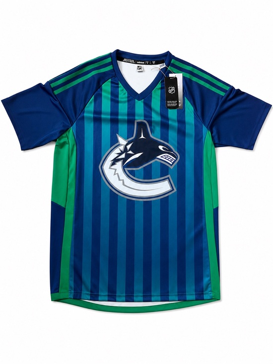 adidas Other - Adidas Vancouver Canucks Men's Hockey Jersey Tee